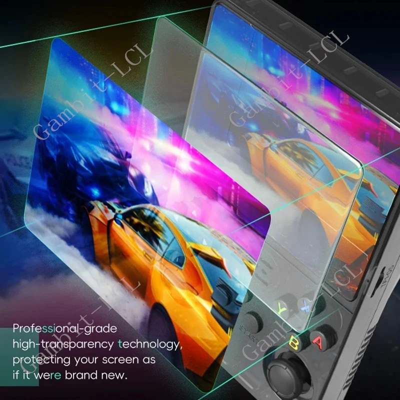 3 uds 9H HD vidrio templado para AMPOWN G350 3,5 pulgadas GameHero en Batexp G350 juegos Protector de pantalla película - imagen 3