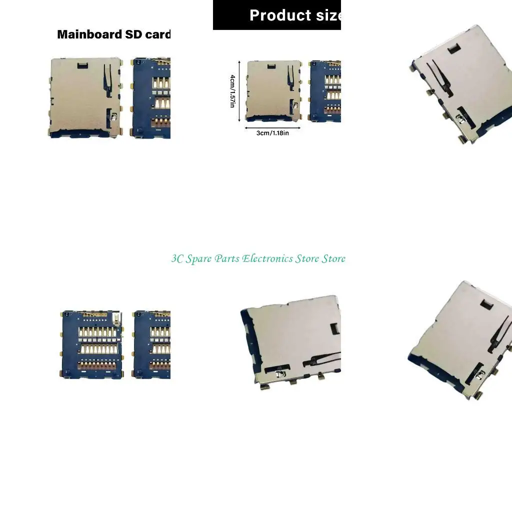 Accesorio juegos SZ Instalación fácil Lector tarjeta memoria Slot Socket Bandeja para tarjeta bandeja