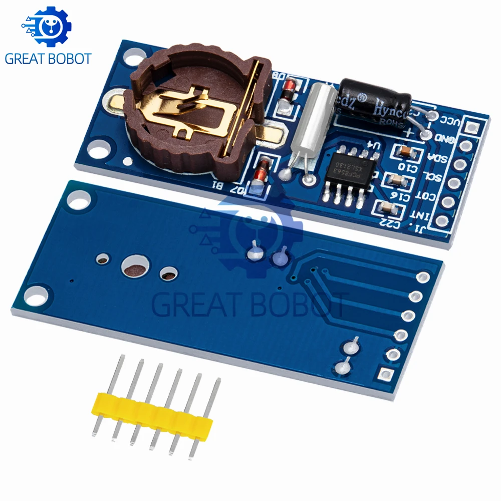 Nueva placa de módulo PCF8563/PCF8563T IIC Real - Reloj (RTC) - Superior a DS3231 y AT24C32, 3,3 V - imagen 5