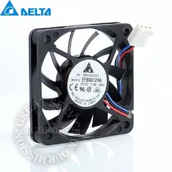 Ventilador Delta EFB0612HA 60x60x10 mm 12V Rodamiento Bolas