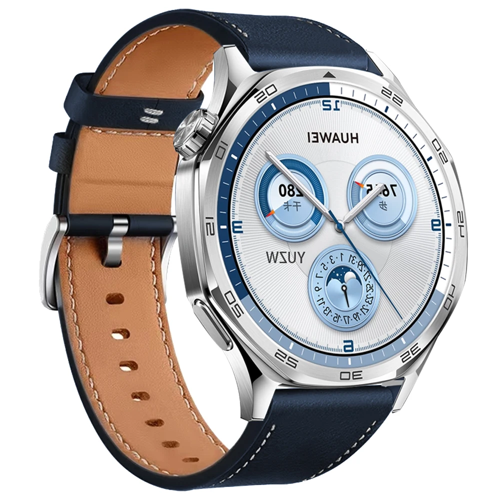 Correa de cuero de 22 y 20mm para HUAWEI WATCH GT 5 4 46mm WATCH 4 Pro GT 3 GT2 Pro 42mm Buds Band correas de reloj pulsera de repuesto suave - imagen 2
