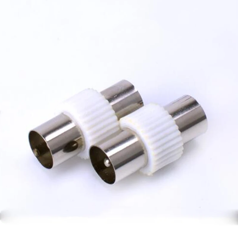 2/5/10 Uds macho a macho o hembra a hembra enchufe de TV para antenas TV RF enchufes coaxiales conector Cable adaptador RF doble cabeza C5 - imagen 5