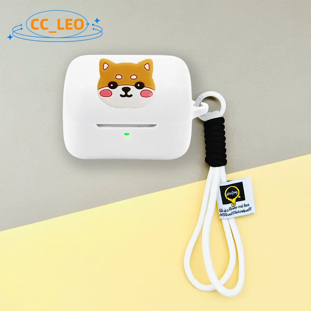 Para Sony WF-G700N funda bonita con cordón colgante funda suave de silicona Sony WF-G700N funda protectora a prueba de golpes - imagen 2