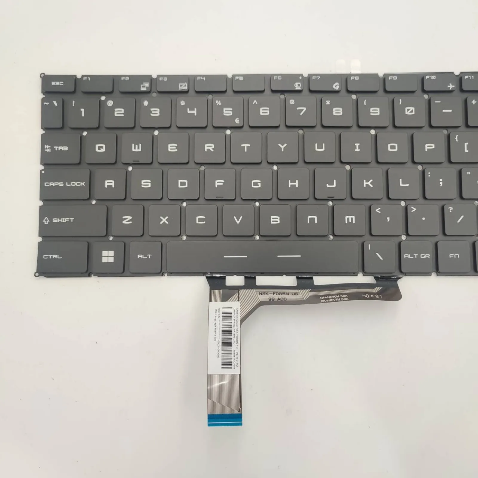 Teclado de ordenador portátil con diseño estadounidense para MSI GS65 8SE 8SF 8SG 9SD 9SE 9SF 9SG 8RE 8RF - imagen 2