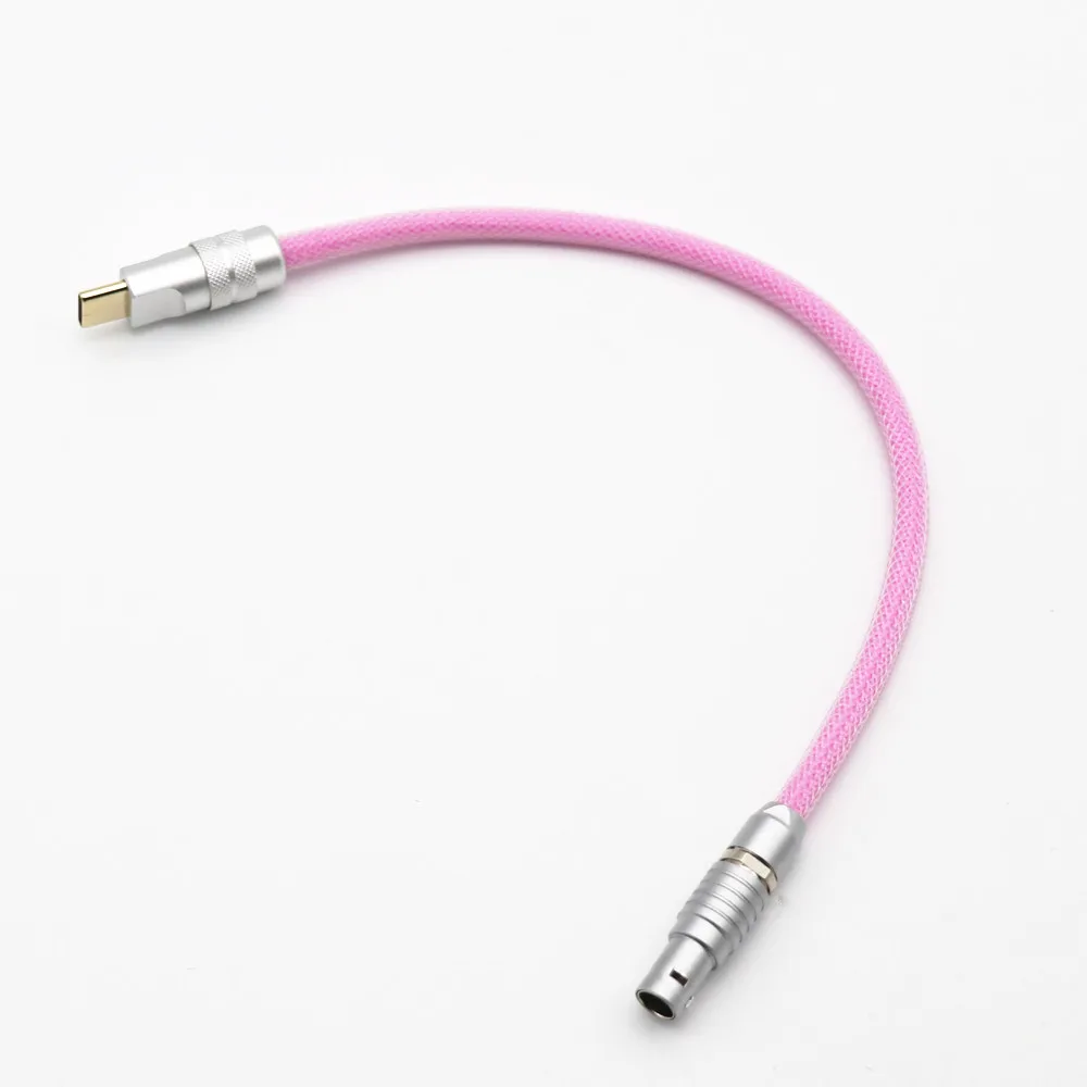 Angitu-Cable de Aviador USB a tipo C, Conector personalizado de teclado mecánico tipo C, Mini 5 pines, Micro Cable con aviador 0B PHG FGG - imagen 5