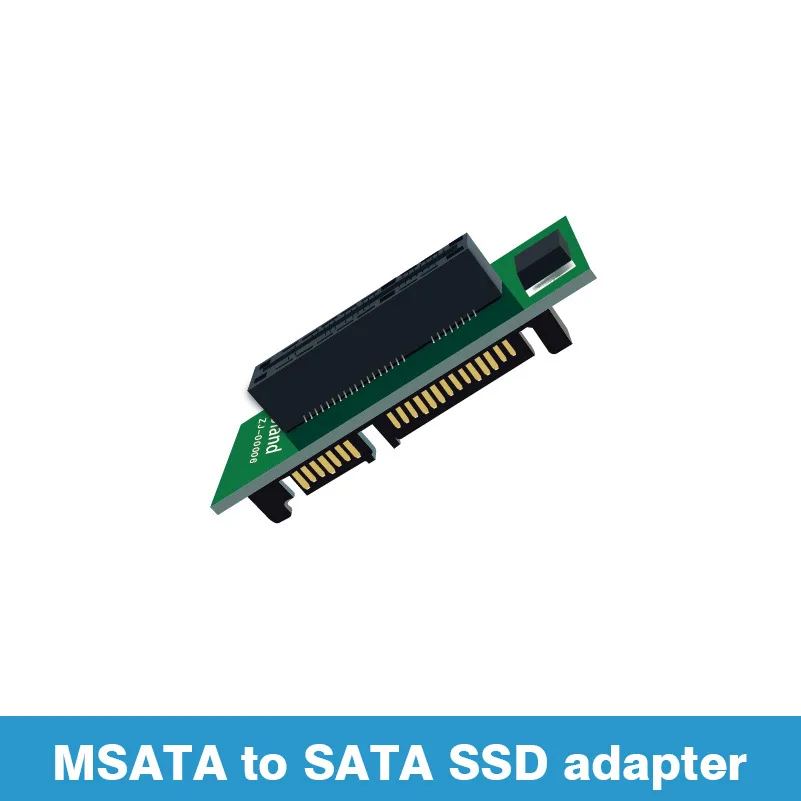 Adaptador de interfaz de transformación SSD de disco duro MSATA a SATA, conveniencia de prueba enchufable de estado sólido de 7 + 15 pines - imagen 2