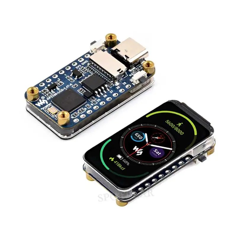 Raspberry Pi Pico 2 RP2350 Placa de desarrollo de pantalla LCD de 1,47 pulgadas RP2350A Pantalla de 1,47 pulgadas Color RGB