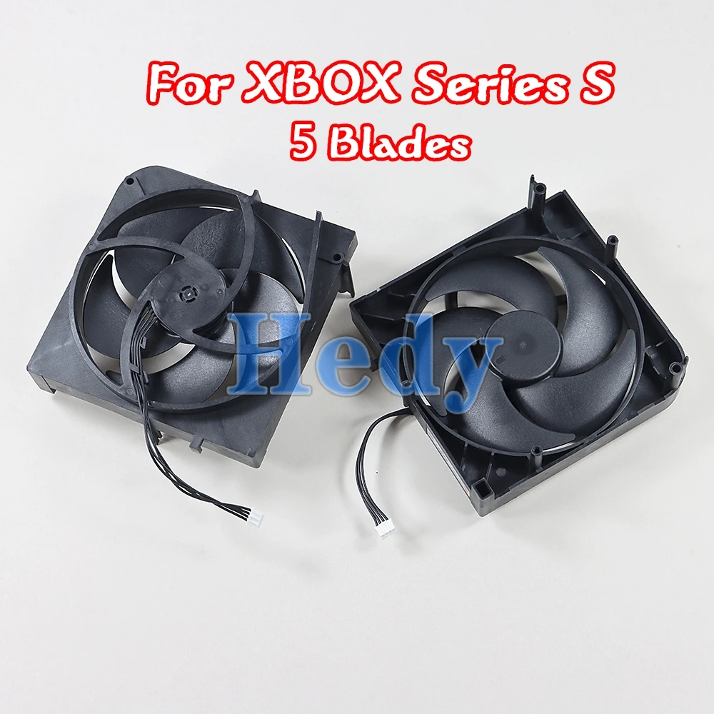 1 Uds Original negro para XBOX Series S ventiladores enfriadores de CPU ventilador enfriador de repuesto conector de 5 aspas ventilador de refrigeración para XBOXSeries X - imagen 4