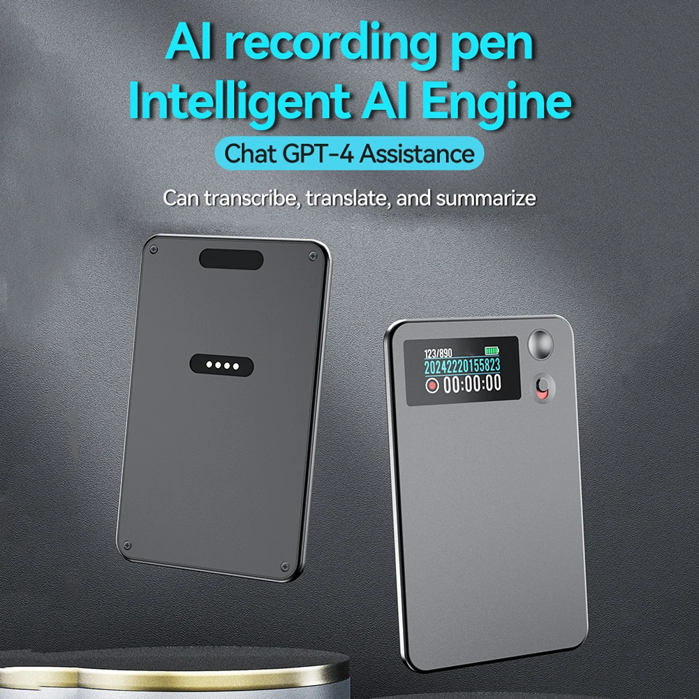 Grabadora de voz A3 AI, grabadora de notas, llamada telefónica, grabadora de voz de Audio, traductor de idiomas 188, transcripción y grabadora summariza - imagen 2