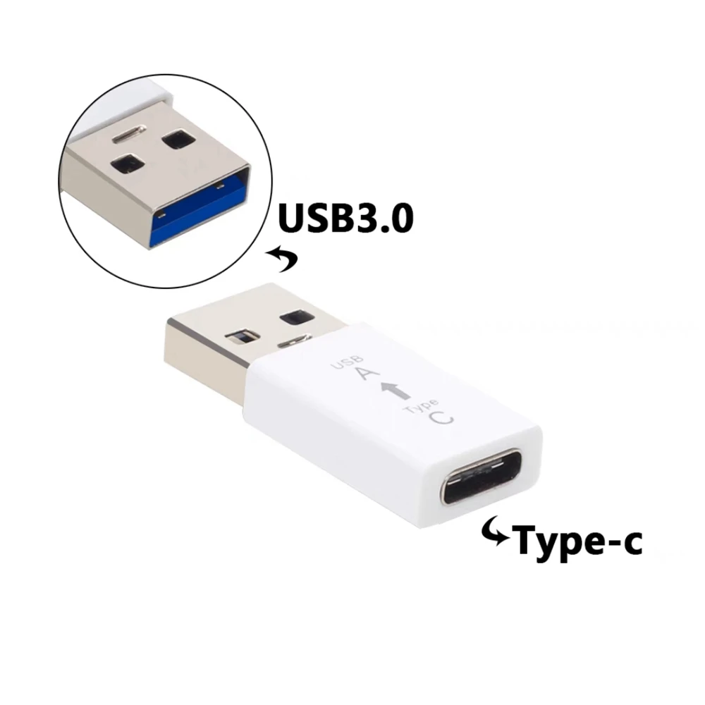 Adaptador USB 3,1 OTG tipo C a USB, convertidor macho a hembra para Macbook pro Air Xiaomi Samsung S20 S10, conector USB OTG - imagen 3