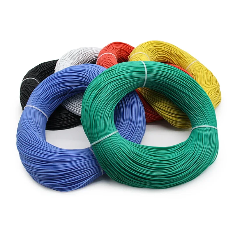 Cable de silicona Flexible suave de 1M/5M 30 28 26 24 22 20 18 16 15 14 13 12 10 AWG cable resistente al calor de cobre estañado de alta temperatura - imagen 5