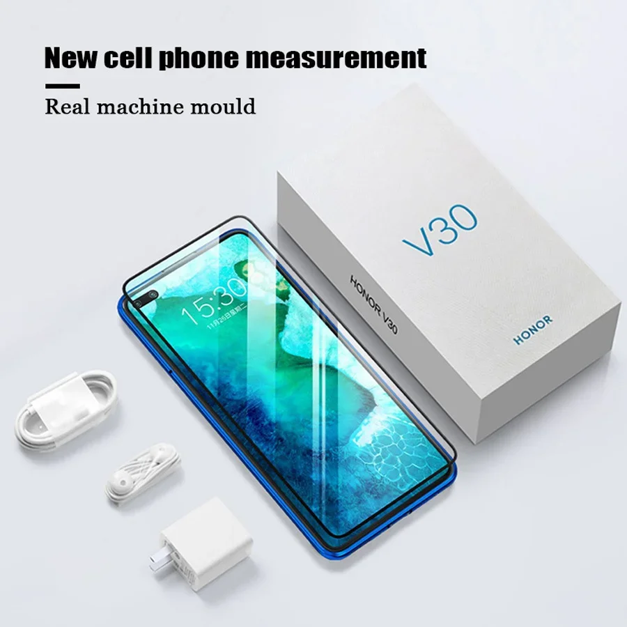 3 uds vidrio templado para Honor 30 20 10 10X 9 9X 8A Lite Pro protector de pantalla para Honor 30i 20e 10i 20i 8X 7X 9C 8C 9A X10 5G - imagen 5