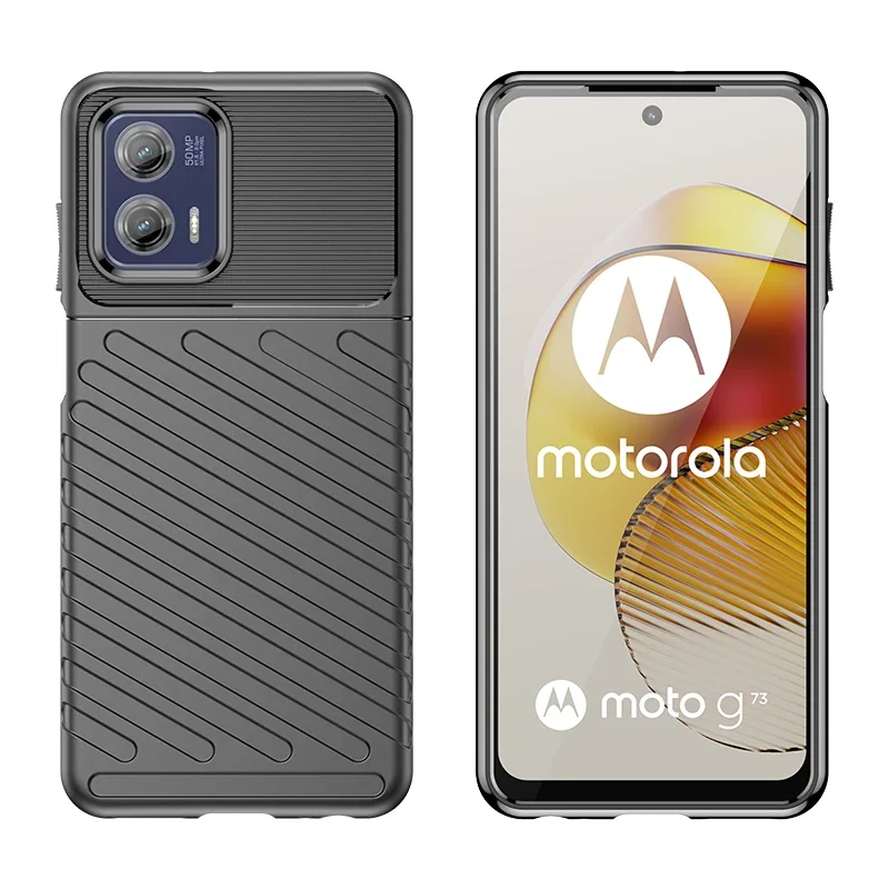 Funda de teléfono de silicona a prueba de golpes de lujo para Moto G Series G13/G23/G53 5G/G53Y/G53J/G53G/G53S 5G/G73/E13 funda protectora suave de TPU - imagen 3
