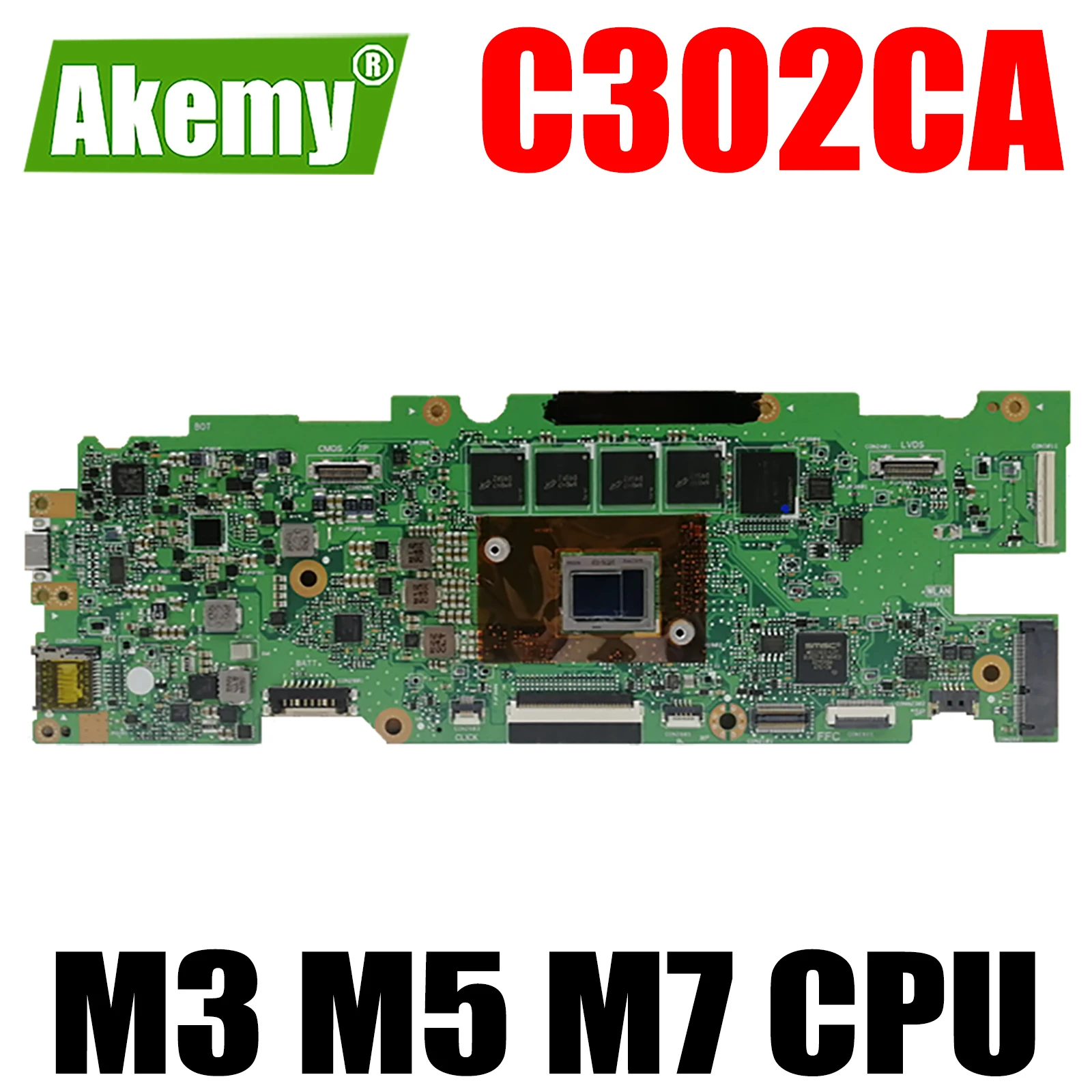 Para ASUS C302CA placa base de computadora portátil C302C 4405Y C302 M3-6Y30 M7-6Y75 prueba de 100% Ideapad Y700-14ISK LA-C951P probado OK