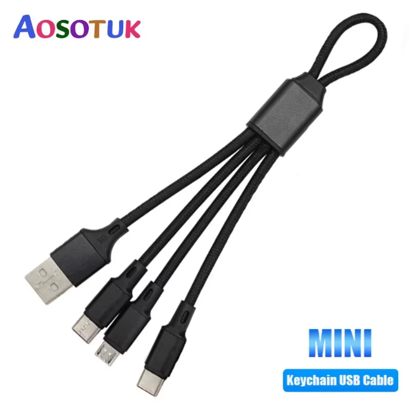 Conectores Lightning, USB tipo C y Micro USB del cable
