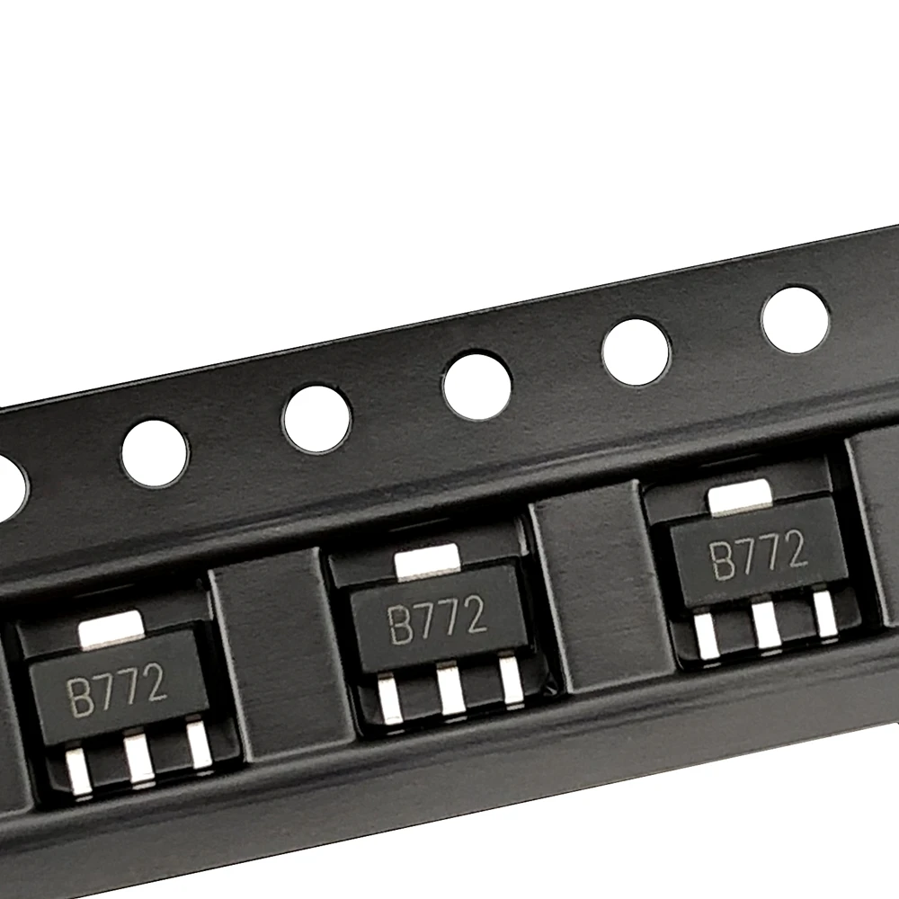 (50 uds) B772 SOT-89 2SB772 SMD PNP triodo transistor de potencia media - imagen 4