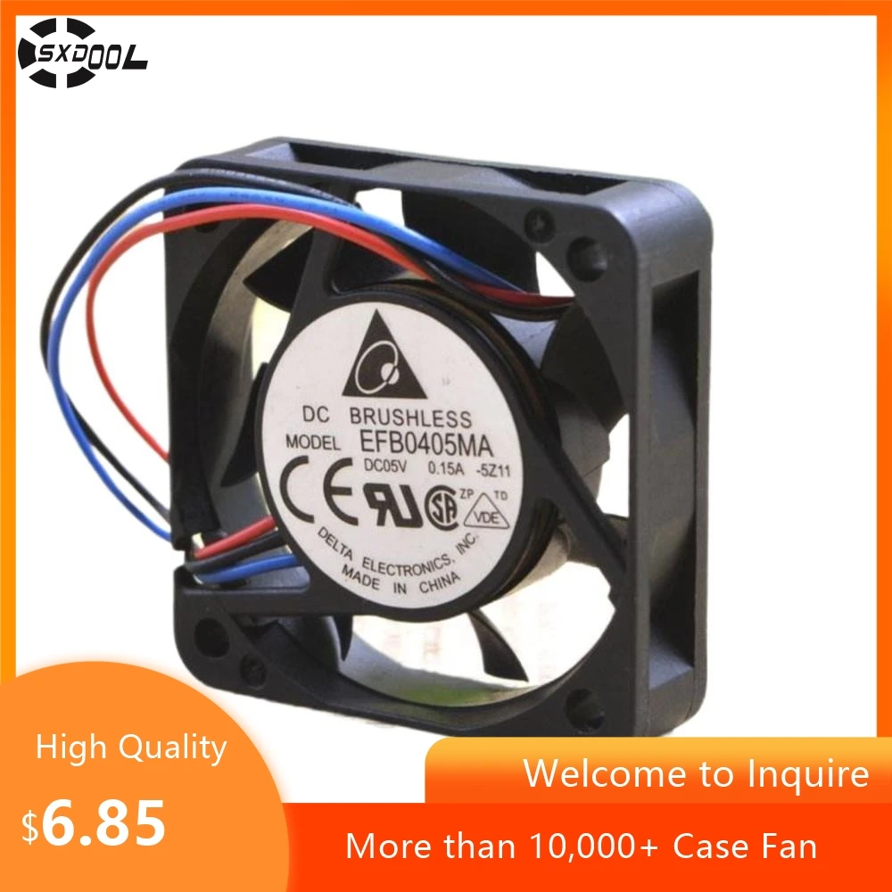 EFB0405MA 40mm 4cm Ventilador para Delta DC 5V 0.15A 4cm 40X40X10mm Dispositivo de ventilador de refrigeración USB - imagen 2