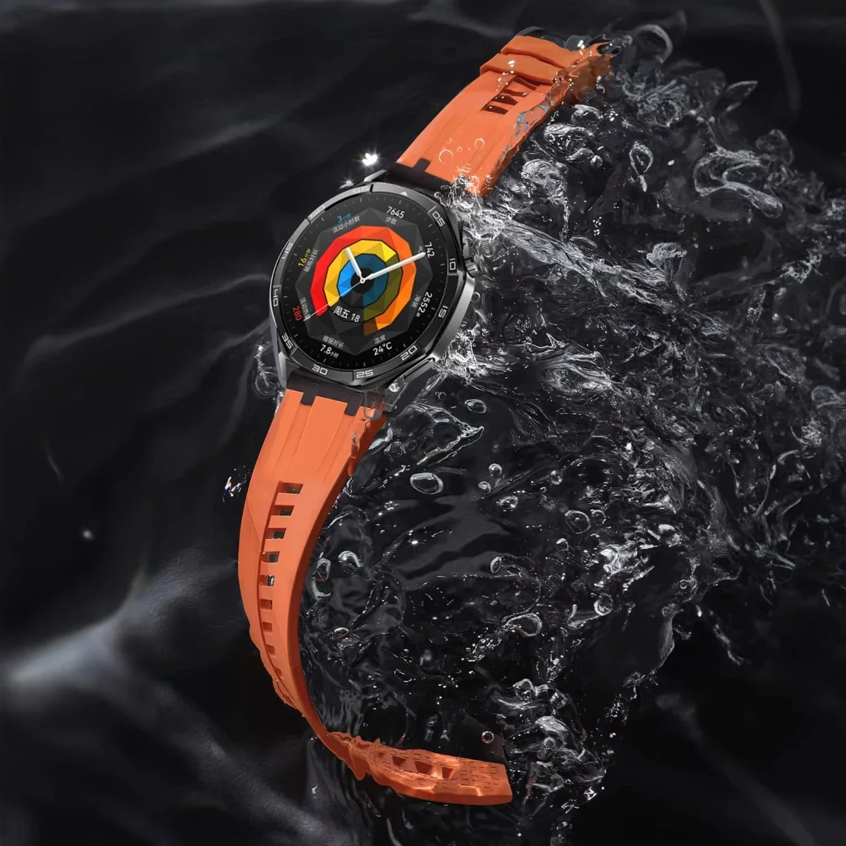 Banda de goma líquida de 22mm para OPPO Watch X2/X/4 Pro, pulsera deportiva para OnePlus Watch 3/2/2R/Oneplus 46mm/Realme S2 2 3 3Pro - imagen 5