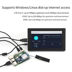 Placa Expansión LTE Cat-1 A7670E HAT para Raspberry Pi