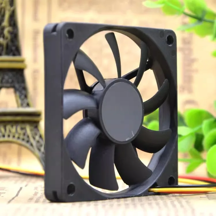 Enfriador de 3 líneas de 3 pines, 7cm, 70MM x 10MM, 7010 EVERFLOW R127010BU, 12V, 0.45A, ventilador de refrigeración