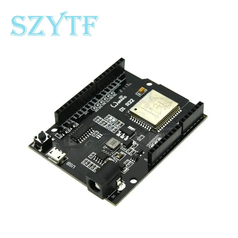 Para Wemos D1 ESP32 ESP-32 WiFi Bluetooth compatible 4MB Flash UNO D1 R32 módulo de placa CH340 CH340G Placa de desarrollo - imagen 3