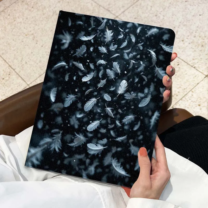 Diseño de imagen de pluma oscura para Lenovo Xiaoxin Pad Pro Tab M10 K10 Plus 3. ° Y700 Gen 11 11,2 11,5 12,7 8,8 pulgadas funda para tableta - imagen 4