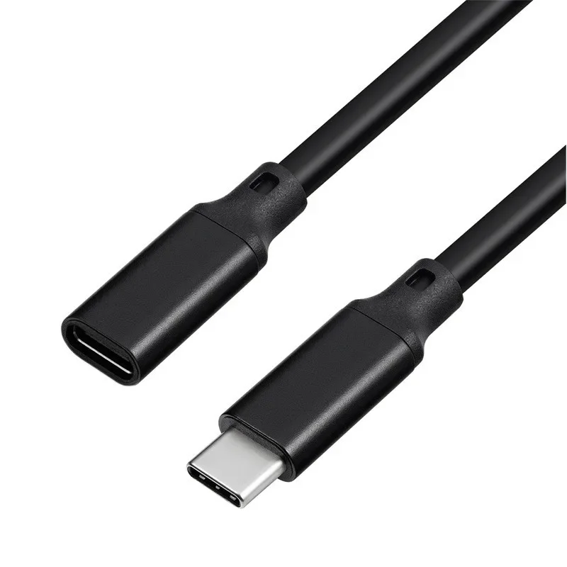 10Gbps Gen2 tipo C USB 3,1 macho a USB-C hembra extensión de datos 100W Cable de carga Cable extensor diseño Reversible 0,2 m1 m 2m 5m - imagen 4