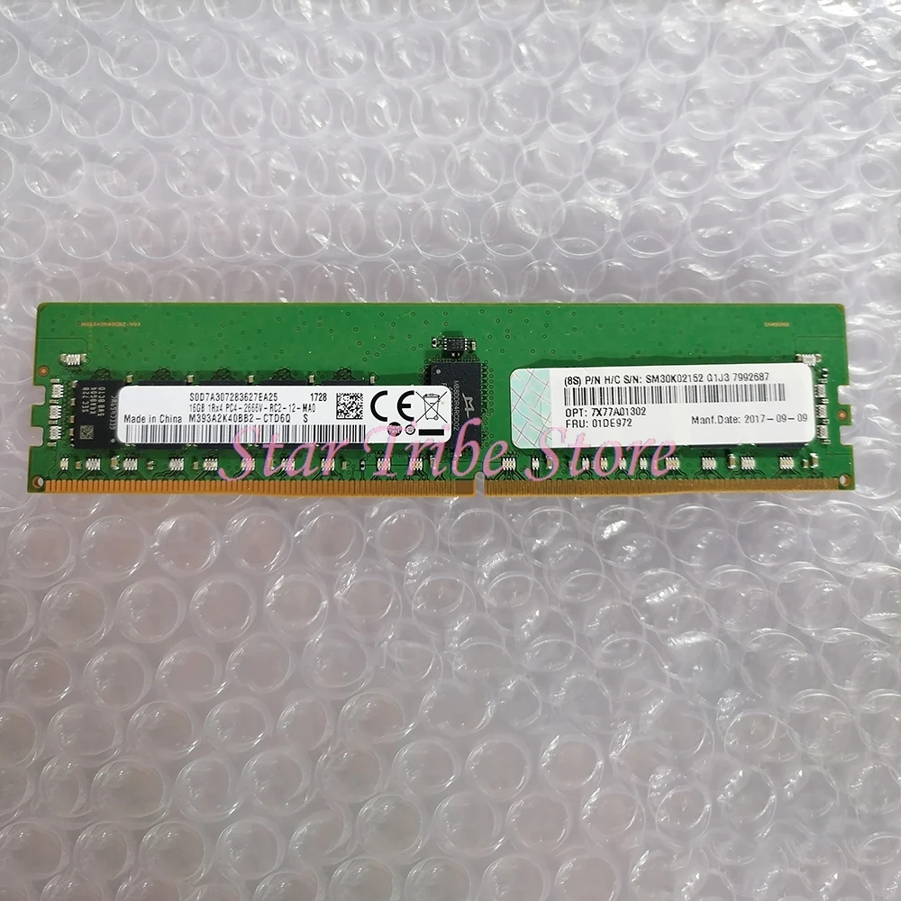 Para Lenovo 01DE972 1DE972 7X77A01302 16GB DDR4 2666 1RX4 PC4-2666V REG Memoria de servidor - imagen 4
