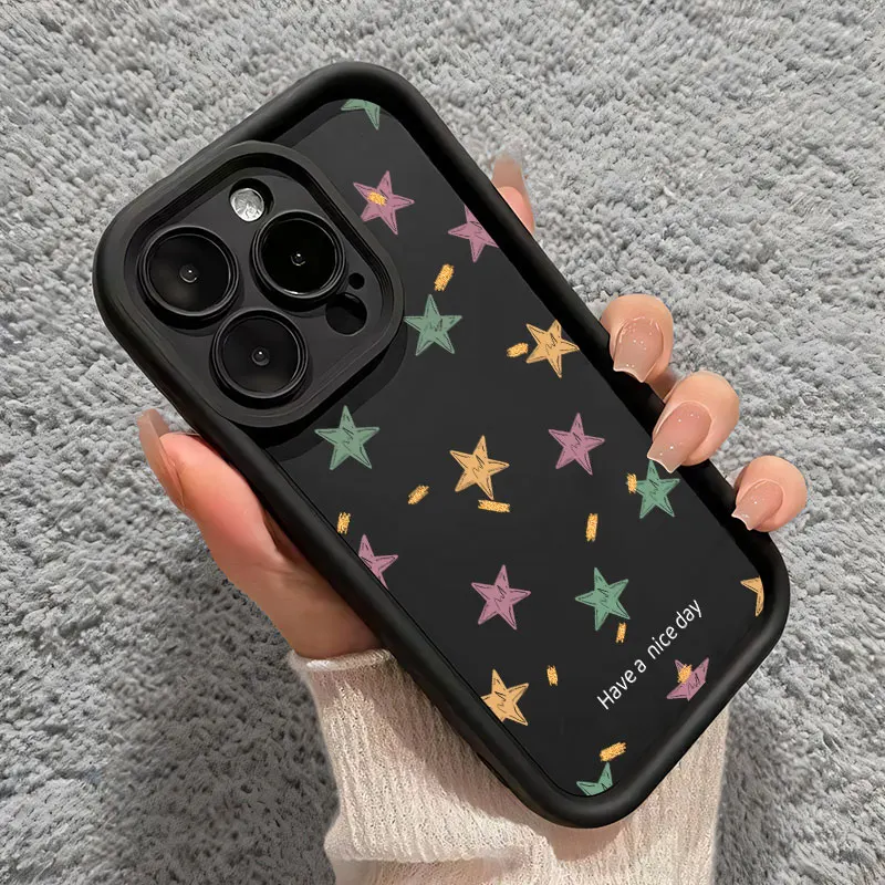Funda de teléfono para Tecno Pova 6 5 Pro Pova 6 Neo 5G 4G Pop 8 9 7 funda de moda estrellas amor corazón silicona suave a prueba de golpes funda protectora - imagen 5