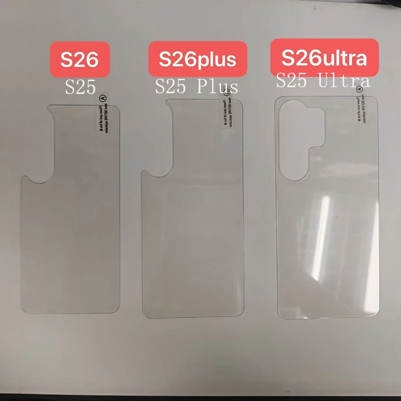 Vidrio templado trasero 9H para Samsung Galaxy S26 S25 Ultra Plus, Protector de pantalla completa, película trasera para Samsung S26 + S25 + - imagen 3