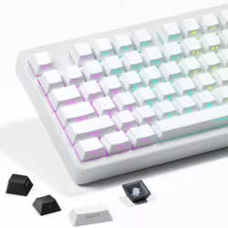 Teclas XVX Cherry White – Doble Disparo con Leyendas Laterales