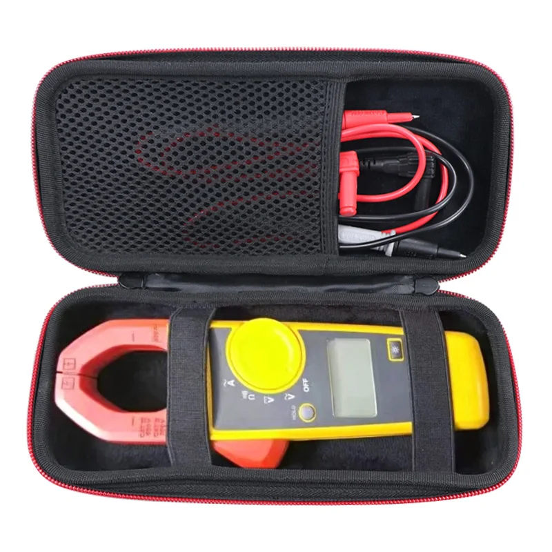 La más nueva caja protectora dura de EVA, bolsa de almacenamiento, funda de transporte para multímetro de abrazadera para medidor Fluke 315/317/323/324/325 True-RMS
