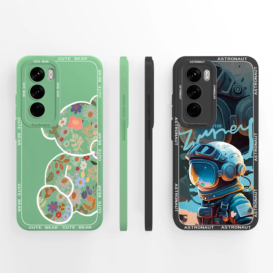 Para Oppo Reno 12 Pro 12F funda lindo Panda fundas de teléfono de silicona líquida suave para Oppo Reno12 F 12Pro 5G cubierta trasera de protección pesada - imagen 4