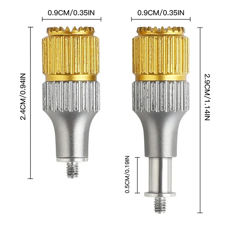Palanca basculante de pulgar con Control remoto, Joystick de aleación de aluminio de altura ajustable para Dron DJI Avata FPV, accesorios basculantes, 2 uds. - imagen 3