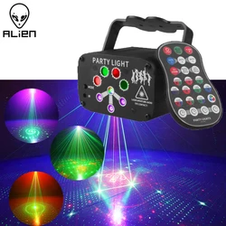 Proyector Láser DJ ALIEN-RGB Mini – LED USB Recargable