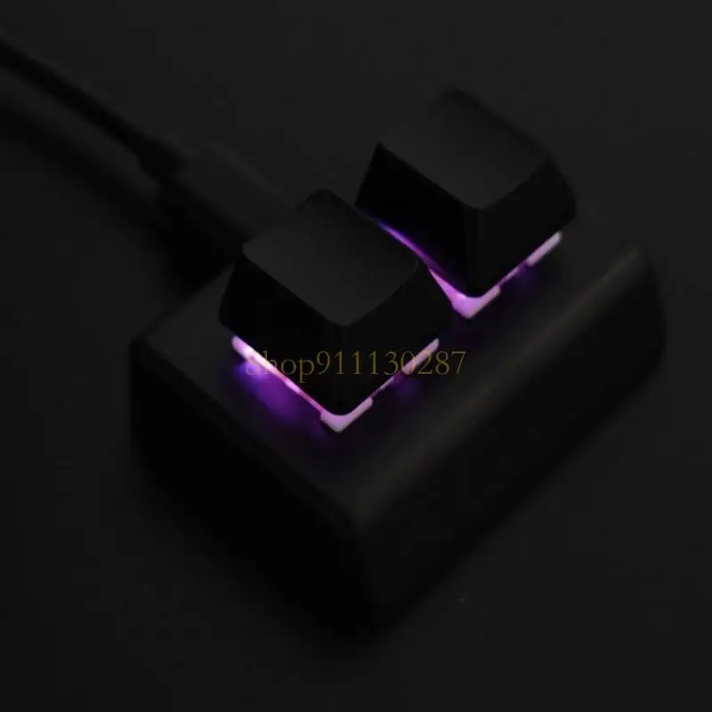 J1HC Programación Macro Teclado personalizado RGB 2 Copias Pegear Mini Button Wireless Macropad Gaming Keypad Mechanical - imagen 5