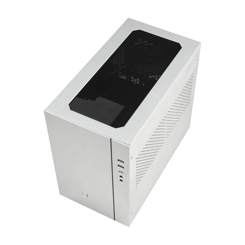 SPCC-Mini ITX Cube Gaming Computer Case, chasis Matx, aluminio, escritorio, tamaño Mini con E/S tipo C - imagen 2