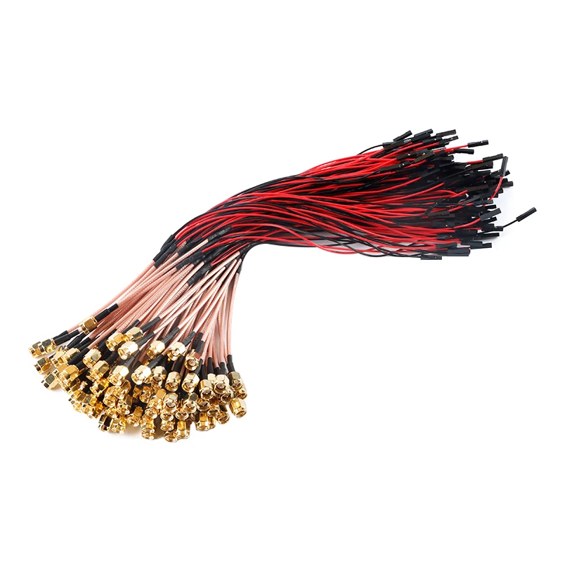 Nueva tuerca Jack macho SMA a conector hembra DuPont de 2,54mm Cable SMA RG316 30CM para extensión de puente de cola de cerdo de vídeo - imagen 5