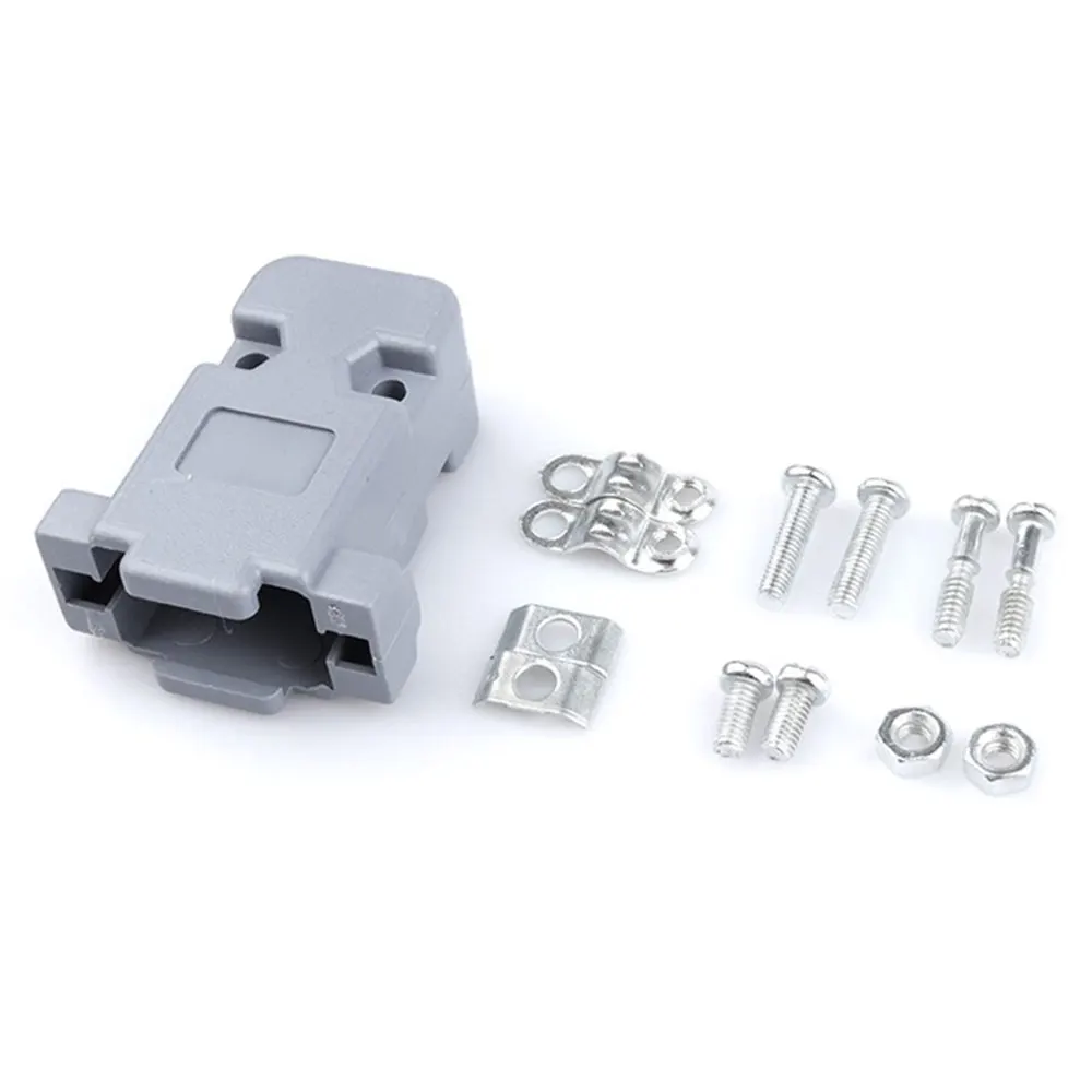 YUXI-carcasa de Metal de plástico, conectores DB9 serie DB, 10 piezas, DB9, DB15, DB25, DB37 - imagen 4