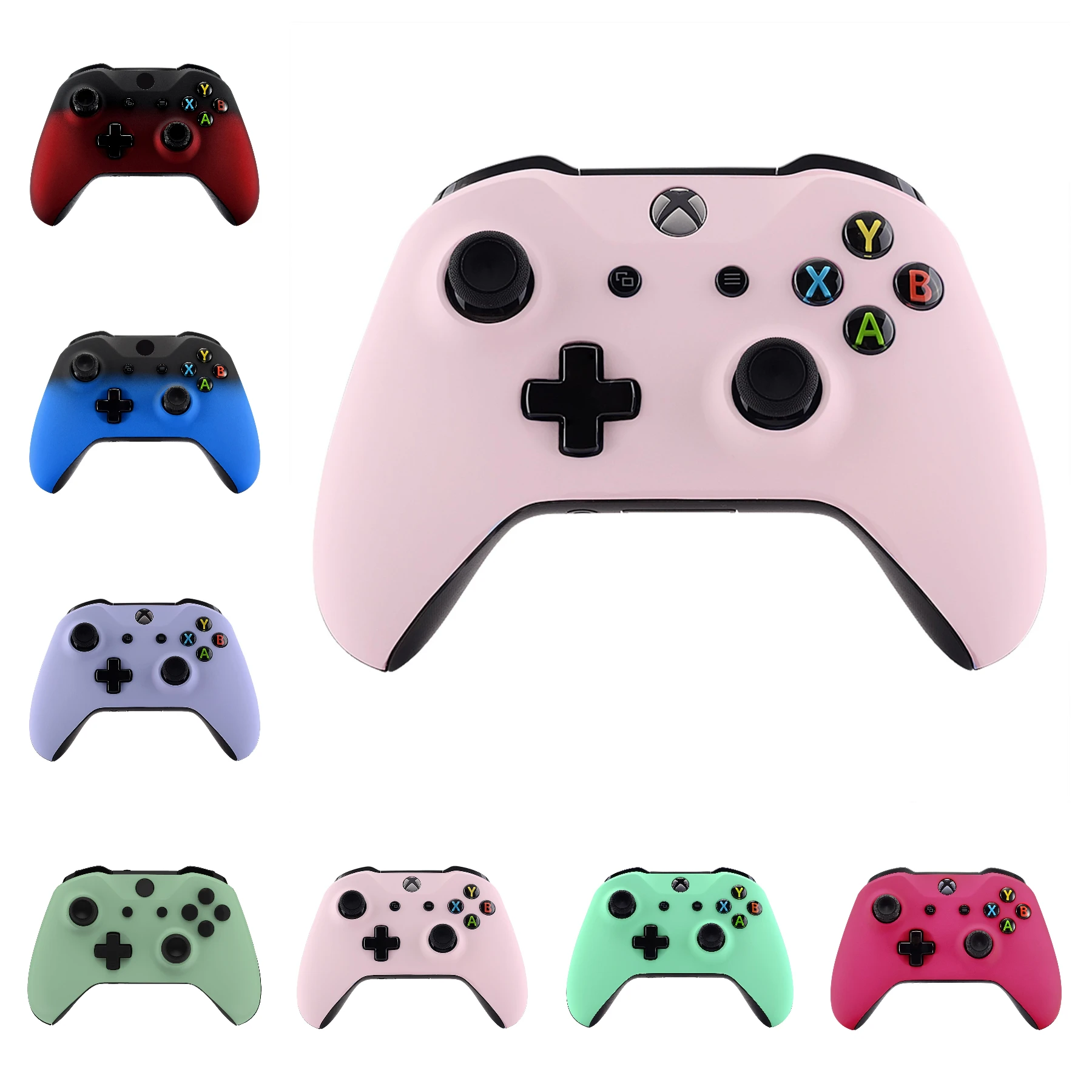 EXtremeRate-carcasa frontal para mando de Xbox One S / Xbox One X (modelo 1708), 6 colores