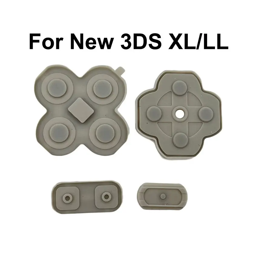 JCD teclado interno A B D Dad botones conductores de goma de silicona para 3DS 3DSLL 3DSXL nuevo 3DS LL XL - imagen 5