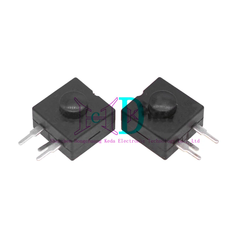 Interruptor de botón de 10 piezas, 12x12MM, linterna de luz fuerte, microbotón, 1212-213WD, autobloqueo, encendido y apagado - imagen 3