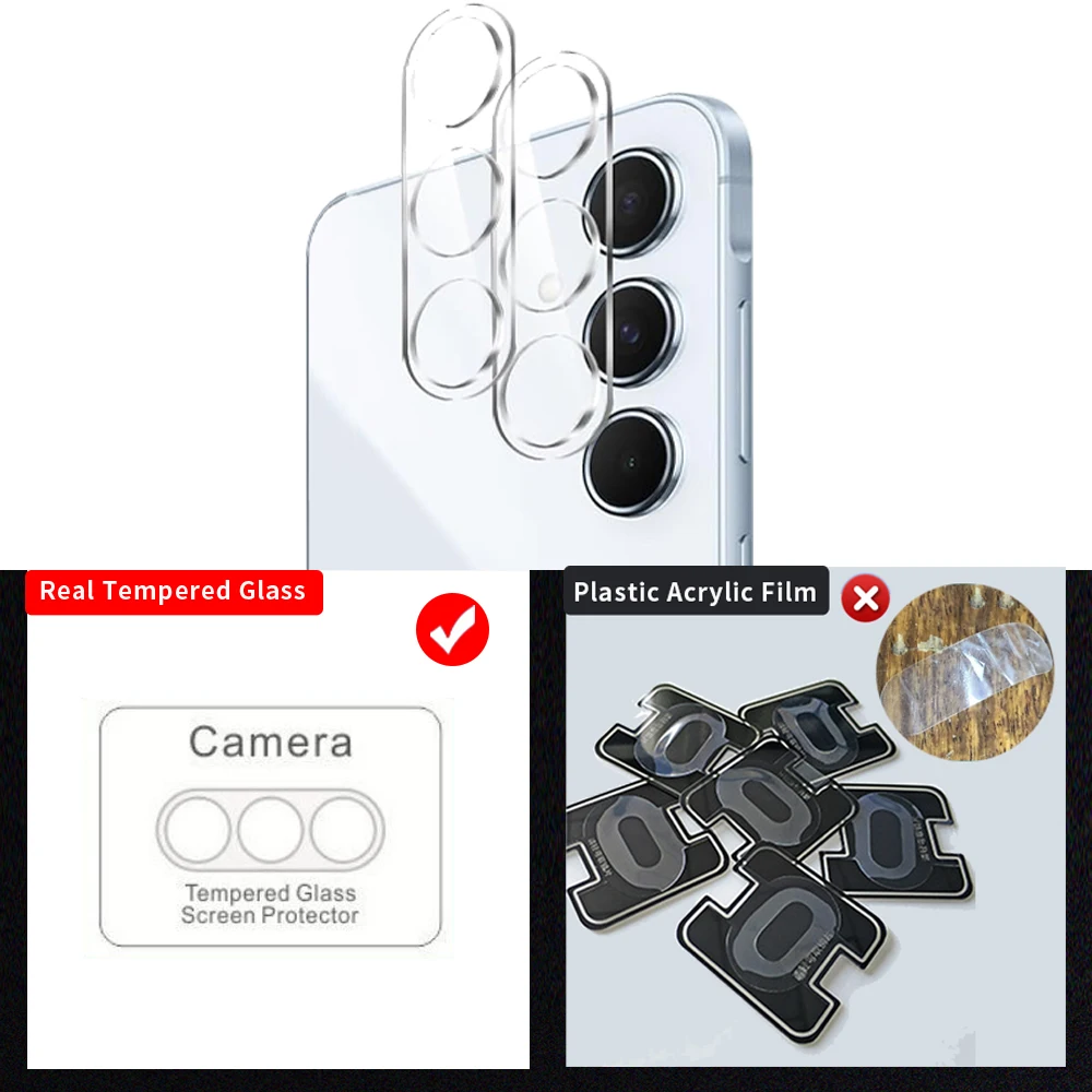 Vidrio Protector oleofóbico para Galaxy A55, Protector de pantalla de cubierta completa para Samsung Galaxy A55, vidrio templado - imagen 4