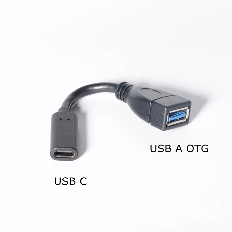 Cable adaptador USB-C a USB a OTG 3,0 tipo a hembra a tipo C hembra Cable convertidor de carga de sincronización de datos para dispositivos Android