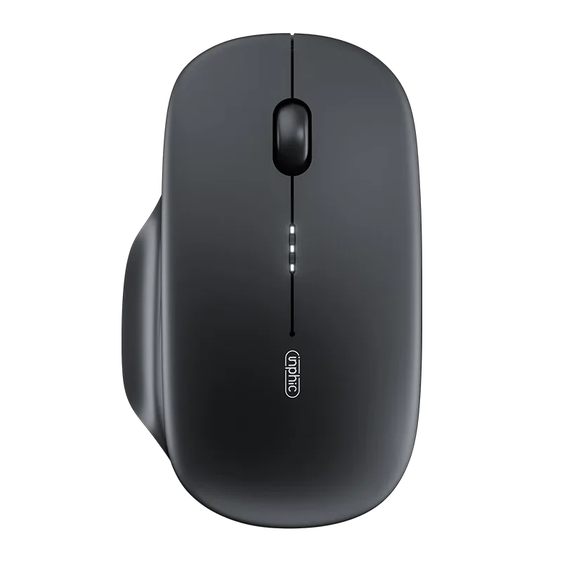 Ratón Bluetooth Inphic M1-2, ratón inalámbrico silencioso recargable para oficina, pantalla de nivel de batería ultrafina para ordenadores portátiles y tabletas - imagen 2