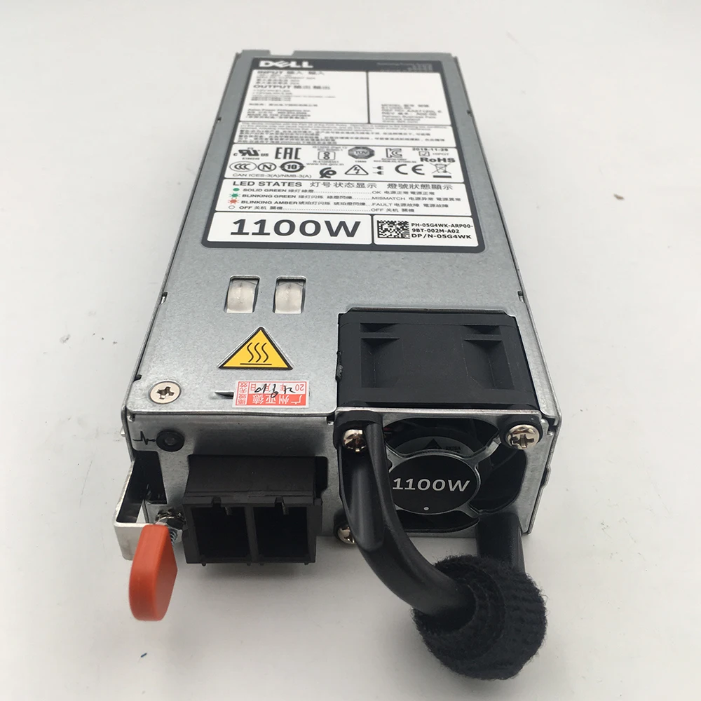 Para fuente de alimentación CC de servidor para DELL R620 R720 R520 R920 R820 1100W E1100D-S0 0Y1MGX 05G4WK 5G4WK Y1MGX - imagen 5