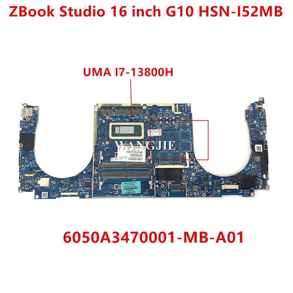 N51004-601 para HP ZBook Studio 16 pulgadas G10 placa base para ordenador portátil 6050A3470001-MB-A01 SRMJ2 I7-13800H CPU 100% en funcionamiento - imagen 2
