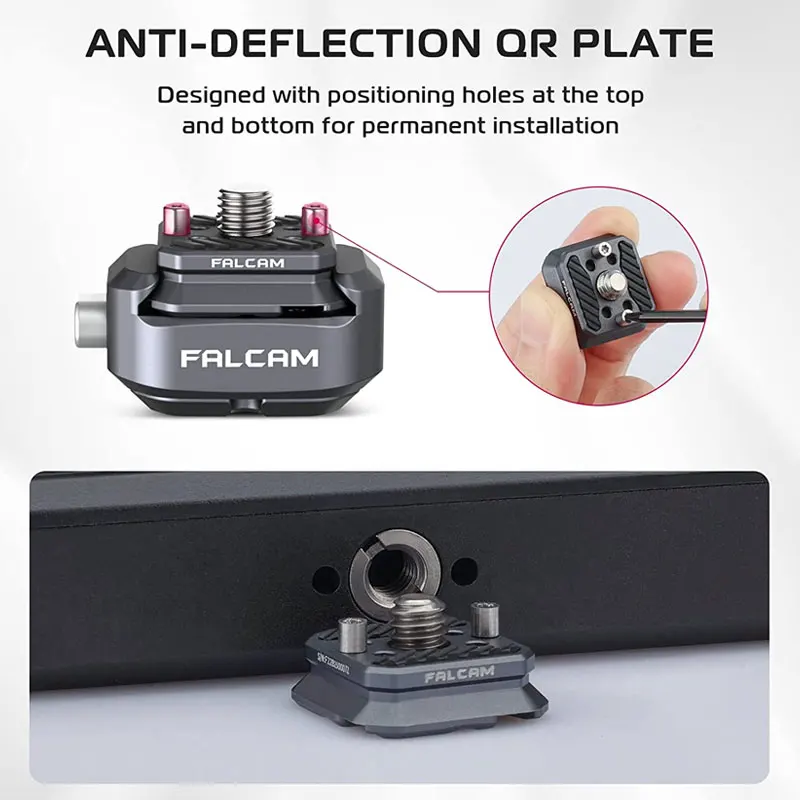 Ulanzi FALCAM F22 sistema de liberación rápida Arca Swiss abrazadera de placa de liberación rápida para Nikon Canon Sony DSLR cámara trípode jaula - imagen 5