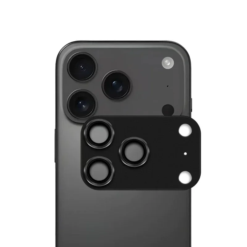 Cámara de armadura de Metal resistente Ultra HD, película protectora trasera de cubierta completa para IPhone 17 Pro Max 17Pro, tapa antihuellas de Color oficial - imagen 3