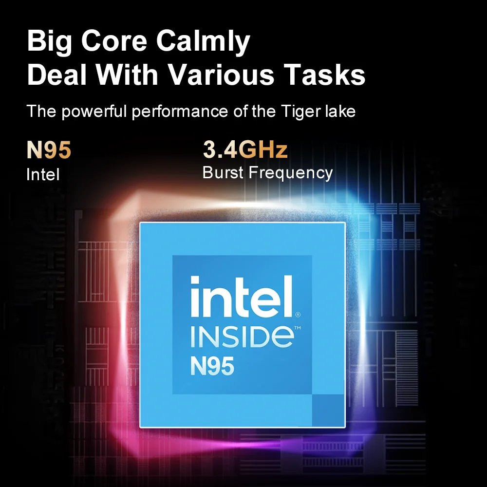 Ninkear N15 Air portátil Intel N95 15,6 'FHD IPS 16GB DDR4 512GB SSD teclado retroiluminado desbloqueo de huellas dactilares Notebook - imagen 4